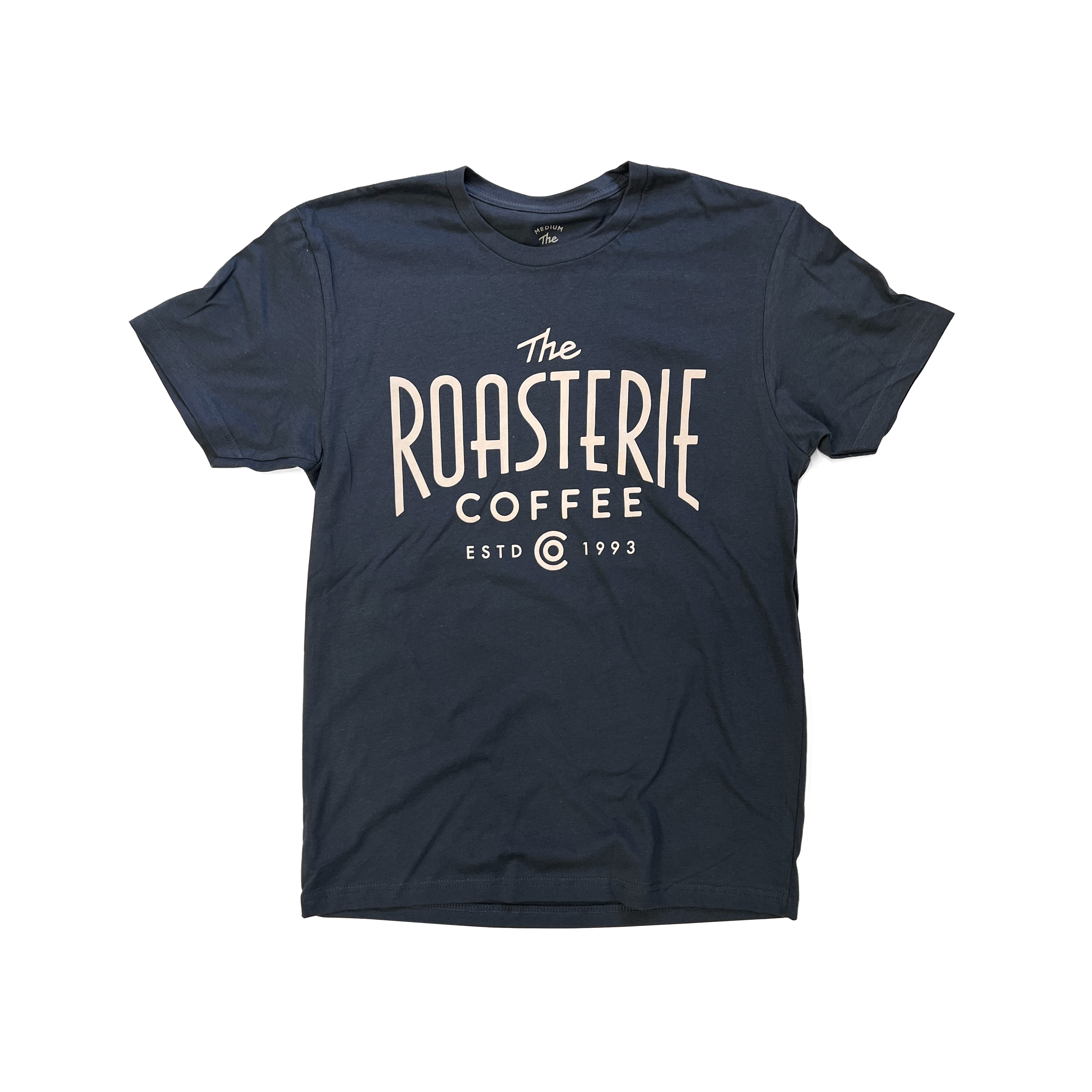 The Roasterie Logo T-shirt Indigo