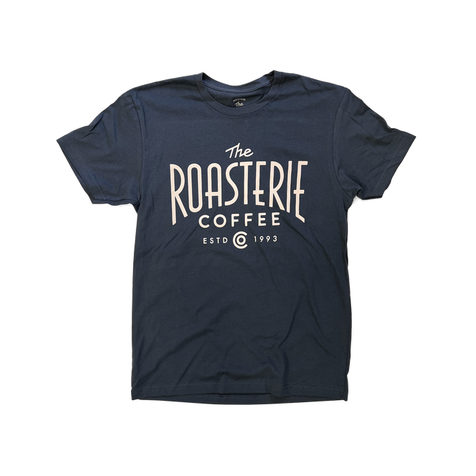 The Roasterie Logo T-shirt Indigo